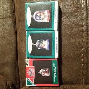 Hallmark miniature ornament set